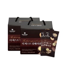 [추석 명절 선물세트] [100% 견과구성] 그린너트 더 퍼스트 임페리얼너츠 25g x 25봉 x 2세트, 625g