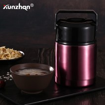 독일 Kunzhan 304 스테인레스 스틸 죽 도시락 통 유럽 럭셔리 레스토랑, ml, 로즈 골드