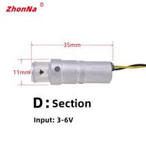 녹색 라인 레이저 모듈 다이오드 360 도 레벨기 목공 절단 도구용 30mW 모듈 입력: 3-6 520nm, D360G30mW1PC