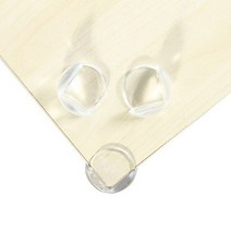 차차미 원형 코너 아기모서리 코너보호대 3M사용, 스마일투명, 20개