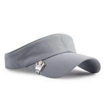 MQUM 남자 여성 골프 쿨썬캡 볼마커세트 골프 썬캡모자, 그레이