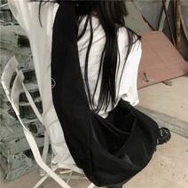 커플 ins 카고풍 대용량 크로스백 일계 기능성 숄더백 러쉬
