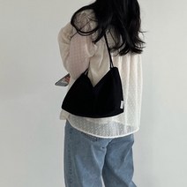 ppocketto cozy half bag 뽀겟또 코지 하프백 - black