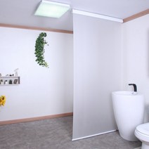 A6마트 롤파티션 롤샤워커튼 레인보우 천장 부착형 (좌타입), 퍼플좌타입