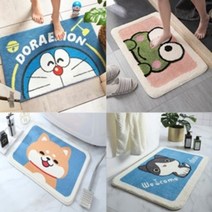 (오늘주문-내일도착) 이카이즈 발매트 귀여운 주방 욕실 화장실 발매트 현관발판 강아지 미끄럼방지매트, 13번매트