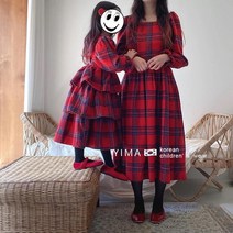 크리스마스 커플룩 커플 드레스 엄마 딸 원피스 겨울 파티 연말 모임
