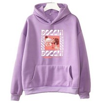 봇치더락 고토 히토리 후드티 프린트 굿즈 봇치더록 no.1382