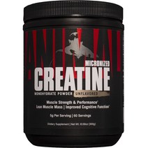 유니버셜뉴트리션 애니멀 마이크로나이즈드 크레아틴 무맛, 300g, 1개