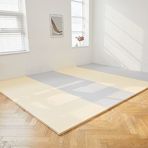 [위드매트] 층간소음방지 놀이방 PE퍼즐매트 4장 50x50x3cm, 크림아이보리