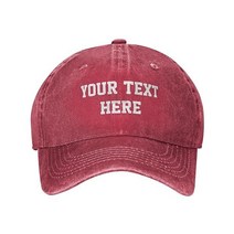 Generic 커스텀 카우보이 야구 모자 디자인 나만의 빈티지 워싱 아빠 개인 맞춤 이름 문자 로고 야구모자 캡모자