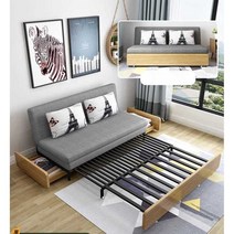 접이식 침대의 소파 공간활용침대 소파베드 1인 2인, 1.2m (스폰지 9cm) +수납