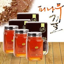 강원양봉 프리미엄 피나무꿀 핸들컵 550gx3병, 상세설명 참조, 없음