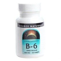 Source Naturals 비타민 B-6 50mg, 50개입, 1개, 50정