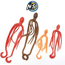 엔에스 퓨리어스 라바 스퀴드 점보 참돔 타이라바웜 꼴뚜기, 라바스퀴드 점보(2마리입), 504 GOLDEN BROWN