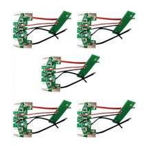 견고한 보쉬 호환 18V 3.0Ah BAT610 전동 공구 용 5Pc 리튬 이온 배터리 충전 보호 회로 보드, 한개옵션0