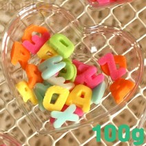 베이킹얌 스프링클 알파벳 100g, 1개