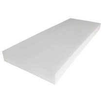 Foamma 7.6 x 45.7 182.9cm3 18 72인치 고밀도 덮개 폼 패딩 두꺼운 맞춤형 베개 의자 및 소파 쿠션 교체 공예 용품 시트 수리를 위한 패드, 2 x 18 x 72, white