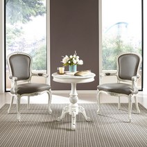 라메 엔틱 원목 카페 부부 러브 티 테이블, 단품