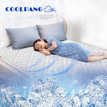 쿨팡 쿨매트 에어매쉬 매트 냉감 통풍 쿨링 여름 아이스 침대 싱글, 라이트그레이