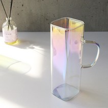 오로라 내열 사각 머그컵 500ml