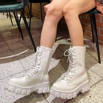 여성 미들 버전 레이업 워커부츠 sn601