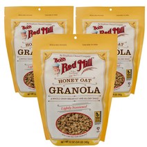 밥스레드밀 허니 오트 그래놀라 시리얼, 340g, 3개