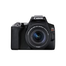 EOS REBEL SL3 (BK) + EF-S18-55mm f/4-5.6 IS STM 키트 With EF-S 55-250mm F4-5.6 렌즈 캐논 SLR 카메라s, Black_18-55mm STM Kit | Base