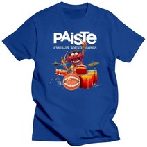 심벌즈 FPACETeestore Paiste 심벌즈 사운드 징 티셔츠 남성 여성용 풀 사이즈. 블랙, 08 SkyblueMen_05 XXL