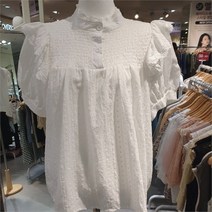 무자크 SH01 차이나어깨프릴블라우스 ML6WBL17R2