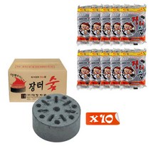 NaOBee 대명 캠핑용품 장터성형숯 착화탄 바베큐 그릴 숯 / 산림청 규격품, 10개