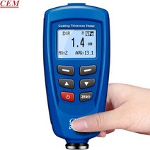 두께 도막 측정기CEM DT-156 자동차 페인트 코팅 두께 지 미터 테스터 0 ~ 1250um 내장 F & NF 프로브