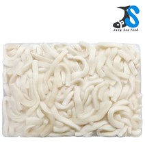 [JS푸드] 오징어 오징어채 튀김용오징어 대용량4kg, 1팩, 옵션4.오동통튀김채1.5cm 4kg