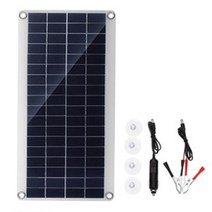 300W 태양 전지 패널 12V 50A-100A 컨트롤러 태양광 플레이트 키트 전화 RV 자동차 캐러밴 홈 캠핑 야외 배터리 태양전지, [05] with 100A controller
