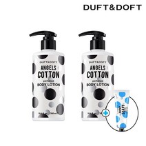 더프트앤도프트 퍼퓸드 바디로션 300ml 2개 + 소피소피 핸드겔 30ml, 바디로션 엔젤스코튼 2개 + 소피소피 핸드겔 30ml