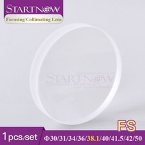 Startnow-1PC 융합 실리카 레이저 포커싱 렌즈 D30 38.1 50mm 콜리메이터 렌즈 Raytools WSX Precitec 섬유 레이저 커터 기계 측정 도구, F200