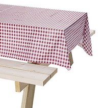 콜맨 피크닉 비닐 캠핑 테이블보, Red White