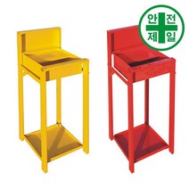 소화기함 재떨이 HK-접이식 1구용 가설 안전망 로프 테잎 안전보관함 저장소, 빨강색 소화기함(기본문구)