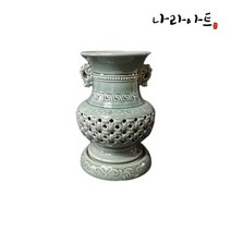 나라아트 풍란 동양란 난화분 모음, 60. 투각청자분(대)(랜덤배송)