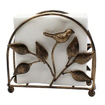 Cast Iron Bird Tree Classic Napkin Holder/Tabletop Freestanding Tissue Dispenser Bronze, 1