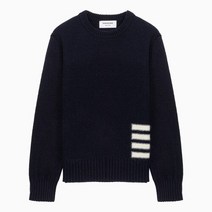 [톰브라운] (당일) 23SS 사선 네이비 울 니트 MKA448A Y1032 415