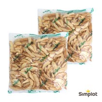 심플로트 10컷 랜치 웨지 2kg 2봉 반달감자