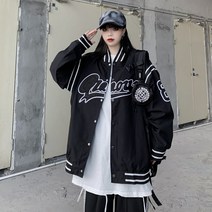 야구점퍼 베이스볼 폴리 윈드자켓 야구 유니폼 커플 단체과점퍼 봄가을용