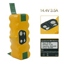 진공 청소기 배터리 아이로봇 룸바 용 14.4V 3500mAh Ni-MH 충전지 780 790 880 570 650 900|교체