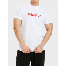 나인제트 빅로고 텐셀 머슬핏 티셔츠 22TS05