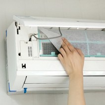 벽걸이 에어컨 필터 거름망 간편하게 붙이는 먼지방지망 필터청소 정화 여과지 필터지, 단품, 단품