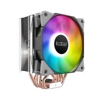 CPU 에어 쿨러 GI-X7 팬 6 구리 히트파이프 데스크탑 컴퓨터 음소거 4핀 온도 제어 PWM CPU 에어 쿨러 인텔 코어 i7/i5/i3 AMD 시리즈 PC 컴퓨터 케이스