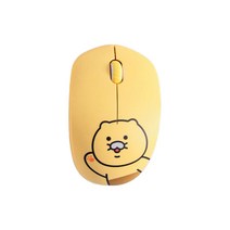 카카오프렌즈 무선 마우스 노트북 PC 사무용 업무용 휴대용 귀여운 캐릭터 사무실 USB 나노리시버, 춘식이
