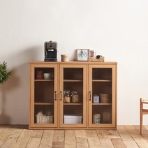 브런치 3문 낮은 주방 수납장 - 1200, 단품