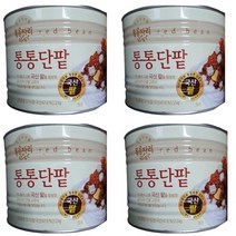 대상에프엔비 복음자리 통통단팥 2kg 4통 국내산 복음자리 팥 팥빙수 재료, 4개