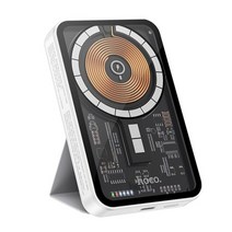 블루레이플레이어 dvd플레이어 외장 Hoco power bank 10000mah 투명, 하얀, 5000mAh
